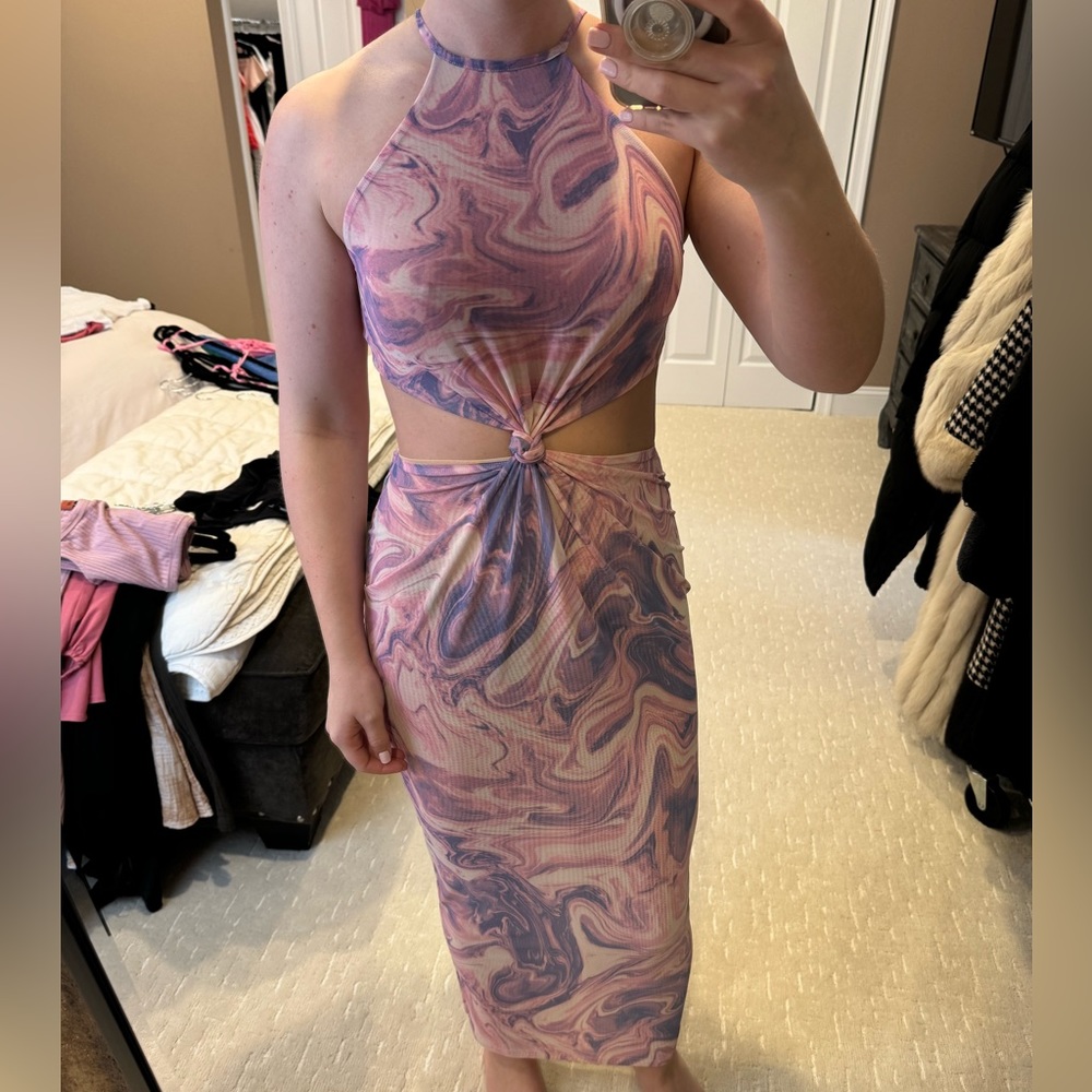 Naked Wardrobe Mesh Dress